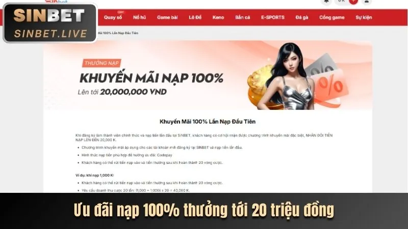 Bước 2: Chọn phương thức nạp tiền